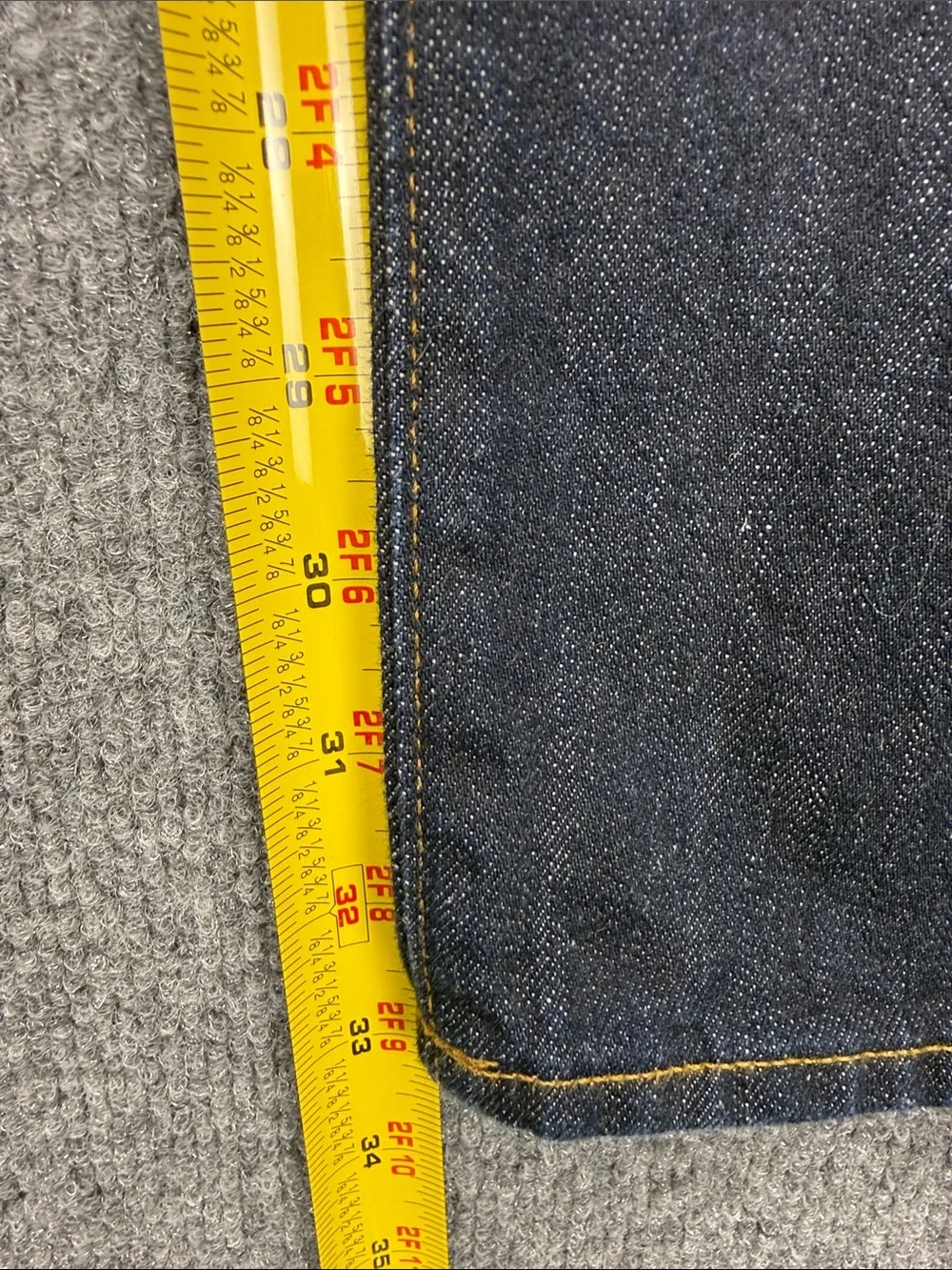 J. Crew 770 Straight Jeans - Dark Blue Size W33 L34